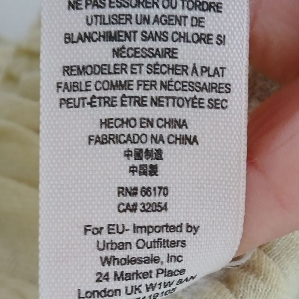 RARE Free People Wool/Cotton Fair Isle Button Sweater Grey Yellow S/M - Picture 9 of 11